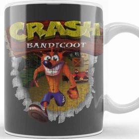 Baskı Dükkanı KB3540 Crash Bandicoot Porselen Kupa Bardak