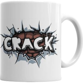 Baskı Dükkanı KB3542 Crack Porselen Kupa Bardak