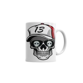 Baskı Dükkanı KB3592 Caveira Bone Porselen Kupa Bardak