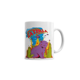 Baskı Dükkanı KB3598 Catzilla Porselen Kupa Bardak