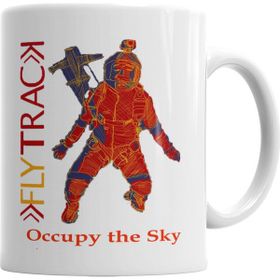 Baskı Dükkanı KB3610 Flytrack Occupy The Sky Porselen Kupa Bardak