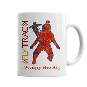Baskı Dükkanı KB3610 Flytrack Occupy The Sky Porselen Kupa Bardak