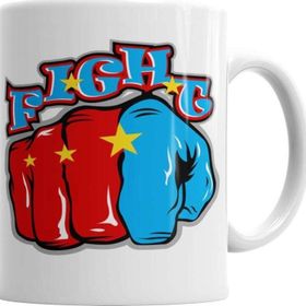 Baskı Dükkanı KB3623 Fight Porselen Kupa Bardak