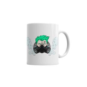Baskı Dükkanı KB3628 Fantasy Gas Mask Porselen Kupa Bardak