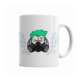 Baskı Dükkanı KB3628 Fantasy Gas Mask Porselen Kupa Bardak