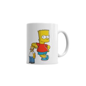 Baskı Dükkanı KB3629 Família Simpsons Porselen Kupa Bardak