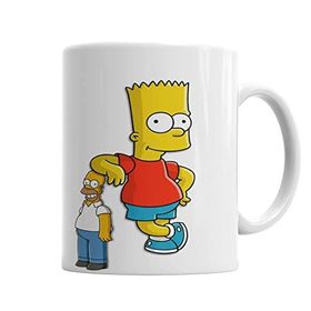 Baskı Dükkanı KB3629 Família Simpsons Porselen Kupa Bardak