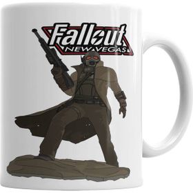 Baskı Dükkanı KB3630 Fallout Ncr Veteran Ranger Porselen Kupa Bardak