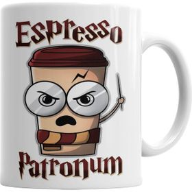 Baskı Dükkanı KB3635 Harry Potter Expresso Patronum Porselen Kupa Bardak