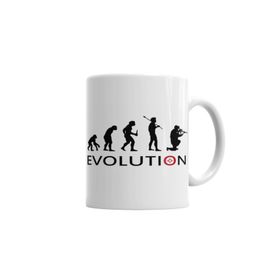 Baskı Dükkanı KB3637 Evolution Porselen Kupa Bardak