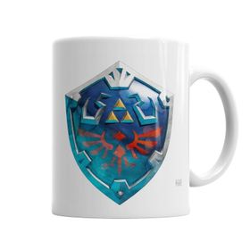 Baskı Dükkanı KB3644 Escudo Zelda Porselen Kupa Bardak