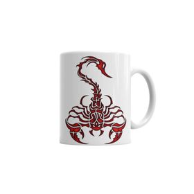 Baskı Dükkanı KB3646 Escorpion Red Porselen Kupa Bardak