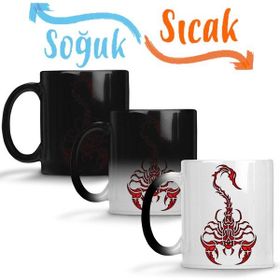 Baskı Dükkanı KB3646 Escorpion Red Porselen Kupa Bardak