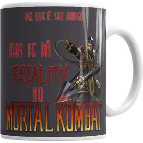 Baskı Dükkanı KB3678 Dragao Mortal Kombat Porselen Kupa Bardak