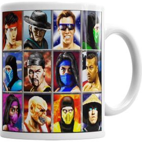 Baskı Dükkanı KB3678 Dragao Mortal Kombat Porselen Kupa Bardak