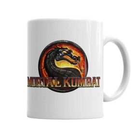 Baskı Dükkanı KB3678 Dragao Mortal Kombat Porselen Kupa Bardak