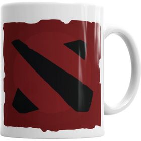 Baskı Dükkanı KB3683 Dota 2 Logo Porselen Kupa Bardak