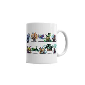 Baskı Dükkanı KB3686 Dota 2 Heroes Cartoons Porselen Kupa Bardak