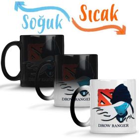 Baskı Dükkanı KB3687 Dota 2 Drow Ranger Porselen Kupa Bardak