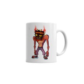 Baskı Dükkanı KB3699 Devil Uka Uka Porselen Kupa Bardak