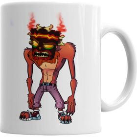 Baskı Dükkanı KB3699 Devil Uka Uka Porselen Kupa Bardak