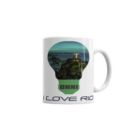 Baskı Dükkanı KB3706 I Love Rio Porselen Kupa Bardak