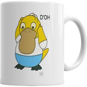 Baskı Dükkanı KB3720 Homerduck Porselen Kupa Bardak