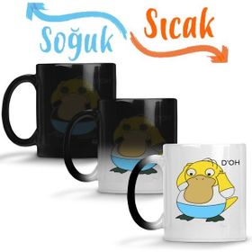 Baskı Dükkanı KB3720 Homerduck Porselen Kupa Bardak