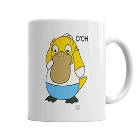 Baskı Dükkanı KB3720 Homerduck Porselen Kupa Bardak