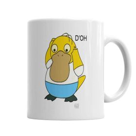 Baskı Dükkanı KB3720 Homerduck Porselen Kupa Bardak