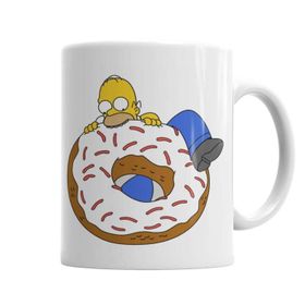 Baskı Dükkanı KB3721 Homer Porselen Kupa Bardak