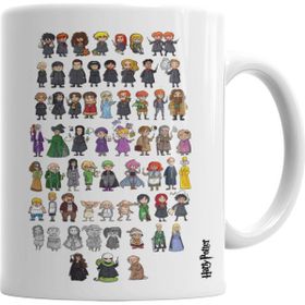 Baskı Dükkanı KB3734 Harry Potter Personagens Porselen Kupa Bardak