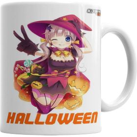 Baskı Dükkanı KB3738 Halloween Porselen Kupa Bardak
