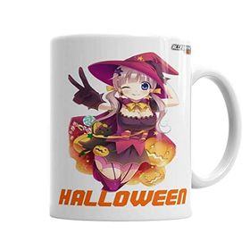 Baskı Dükkanı KB3738 Halloween Porselen Kupa Bardak