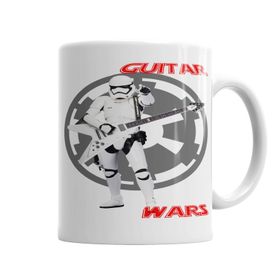 Baskı Dükkanı KB3742 Guitar Wars Porselen Kupa Bardak