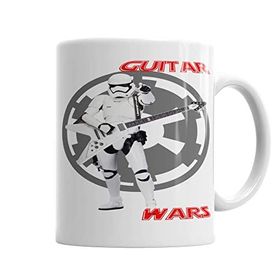 Baskı Dükkanı KB3742 Guitar Wars Porselen Kupa Bardak