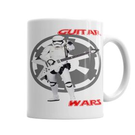 Baskı Dükkanı KB3742 Guitar Wars Porselen Kupa Bardak