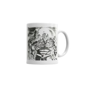 Baskı Dükkanı KB3743 Guerreiro Warrior Dragon Porselen Kupa Bardak