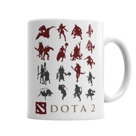 Baskı Dükkanı KB375 Dota 2 Pudge Porselen Kupa Bardak