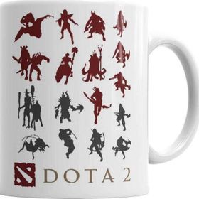 Baskı Dükkanı KB375 Dota 2 Pudge Porselen Kupa Bardak