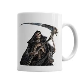 Baskı Dükkanı KB3754 Grim Reaper Porselen Kupa Bardak