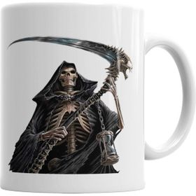 Baskı Dükkanı KB3754 Grim Reaper Porselen Kupa Bardak