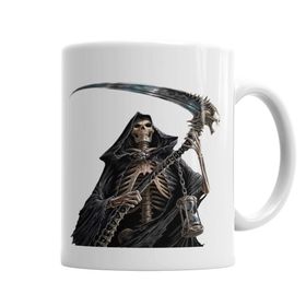 Baskı Dükkanı KB3754 Grim Reaper Porselen Kupa Bardak