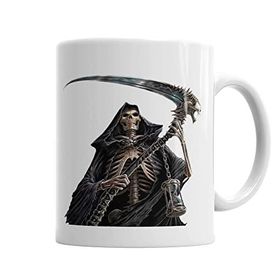 Baskı Dükkanı KB3754 Grim Reaper Porselen Kupa Bardak