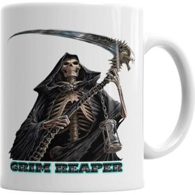 Baskı Dükkanı KB3755 Grim Reaper 2 Porselen Kupa Bardak