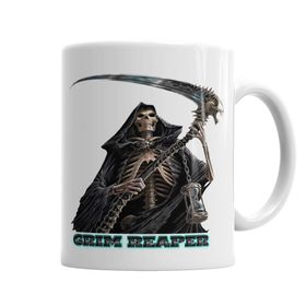 Baskı Dükkanı KB3755 Grim Reaper 2 Porselen Kupa Bardak