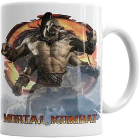 Baskı Dükkanı KB3758 Goru Mortal Kombat Game Porselen Kupa Bardak