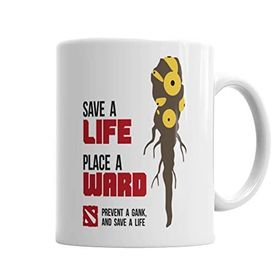 Baskı Dükkanı KB376 Dota Save A Life Porselen Kupa Bardak