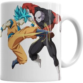 Baskı Dükkanı KB3761 Goku Ve Jiren Porselen Kupa Bardak
