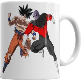 Baskı Dükkanı KB3761 Goku Ve Jiren Porselen Kupa Bardak
